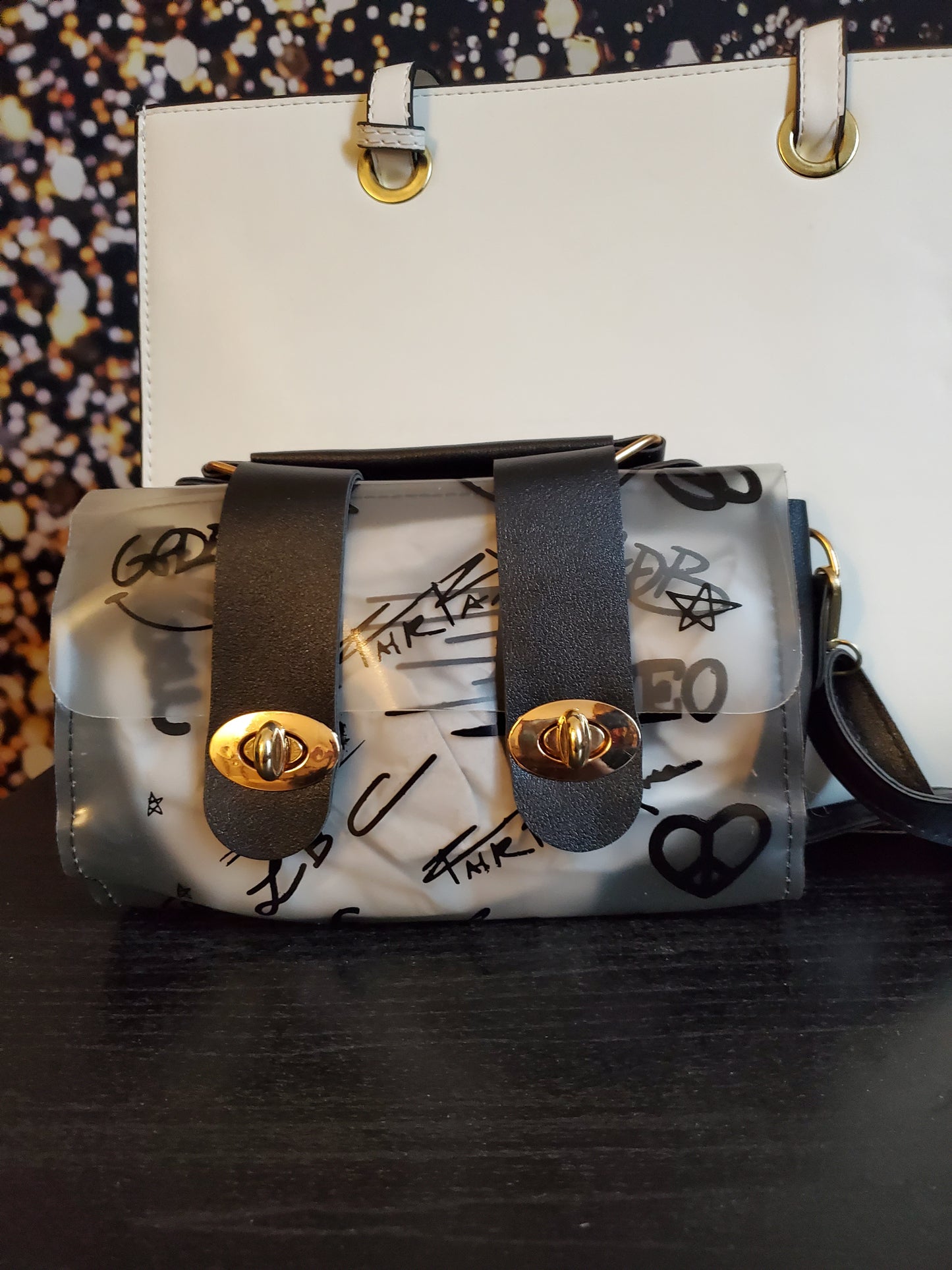 Clear wallet purse