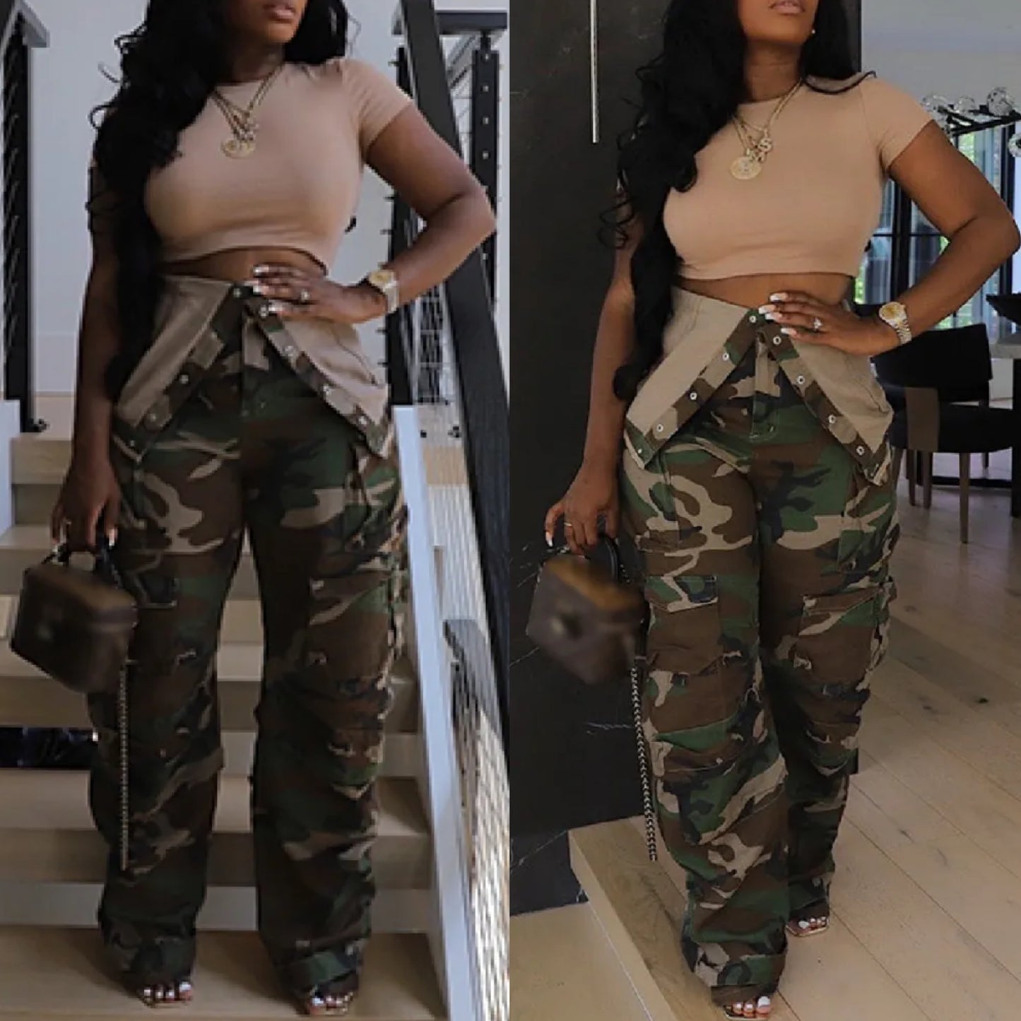 Queen bee Jean jumpsuit Fatigue