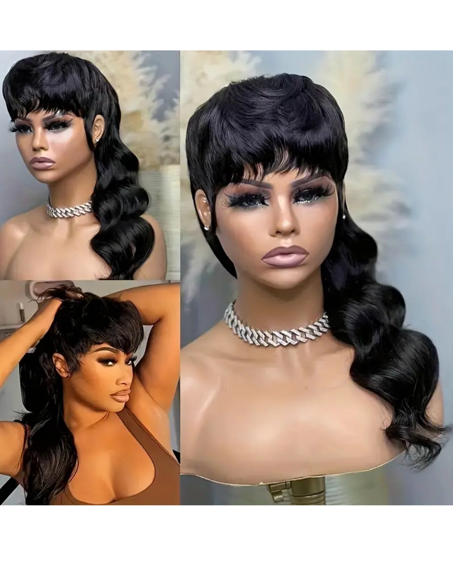 Jizelle mullet wig