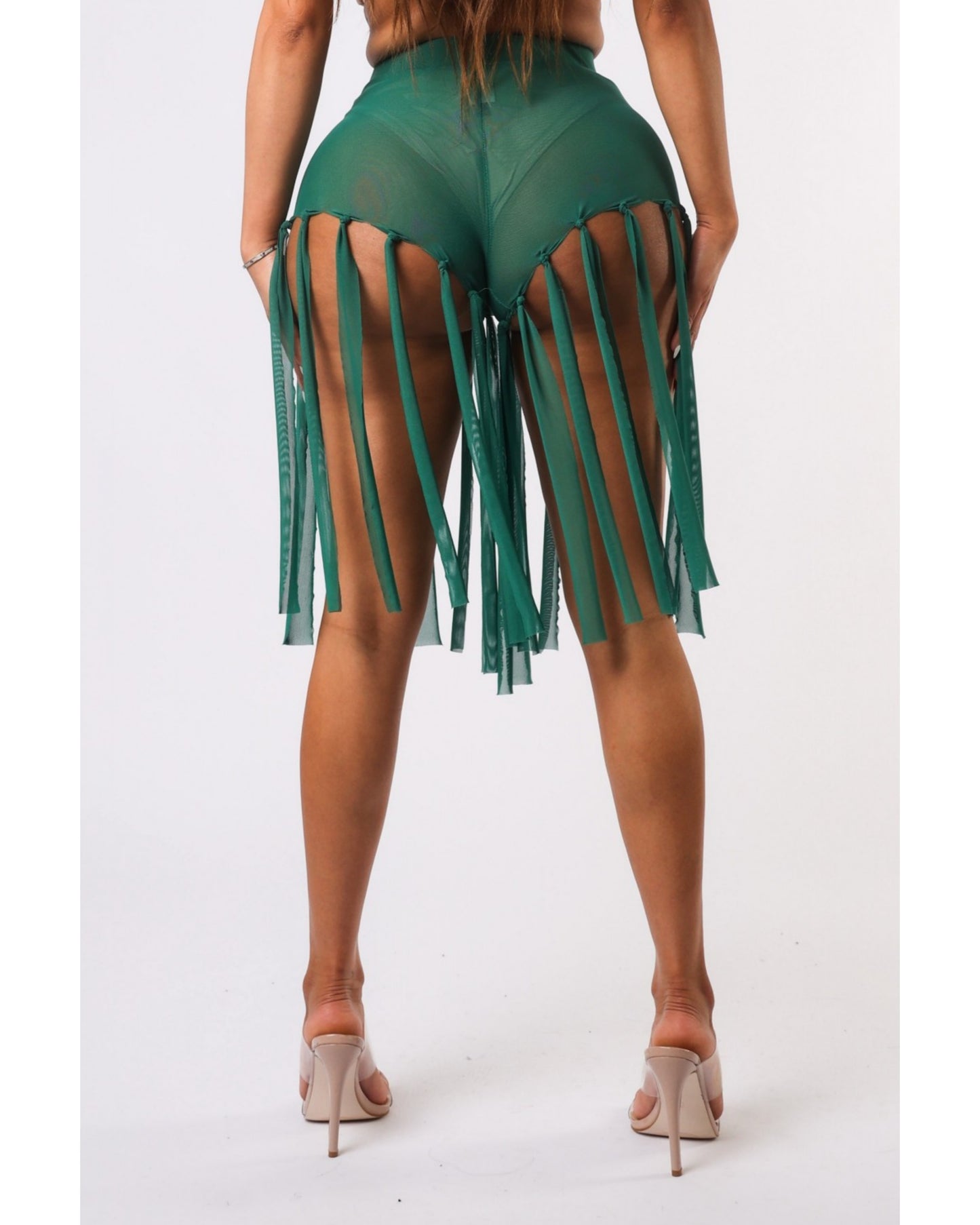 Acting up tassel shorts