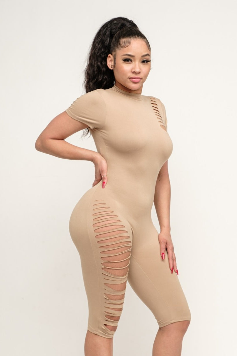 Marley biker romper