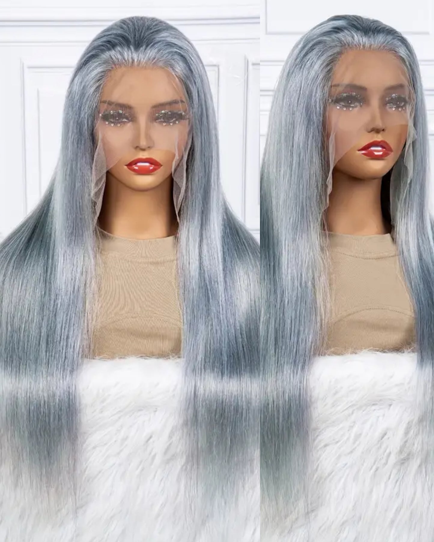Ms silva custom silver gray wig