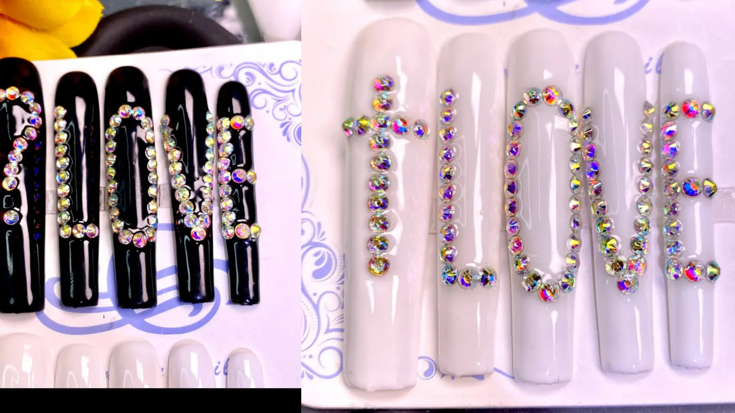 Love Love press on nails