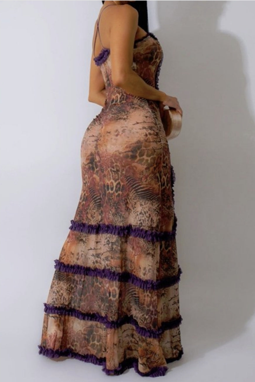 Wild and royal dress