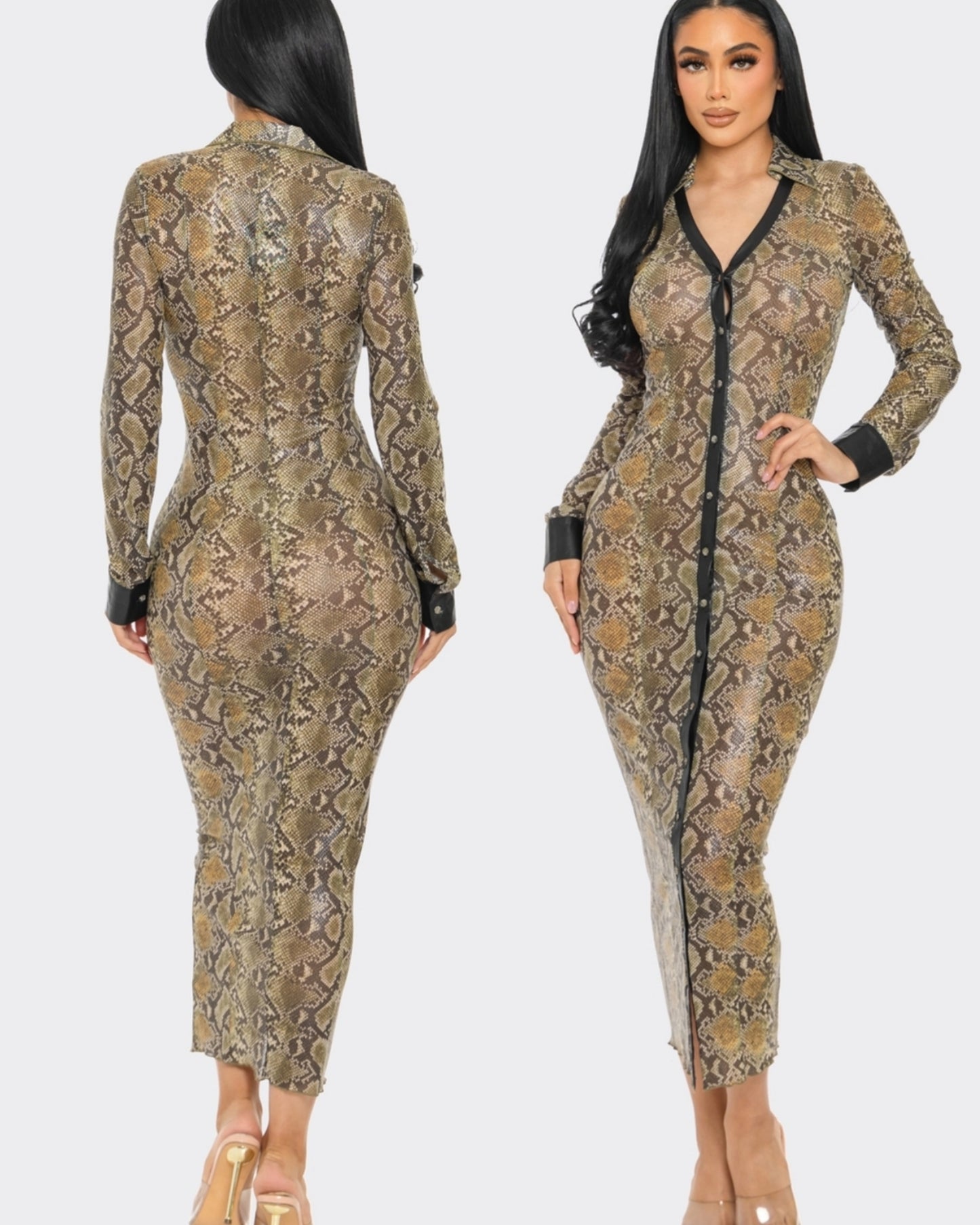 Mi casa long shirt dress
