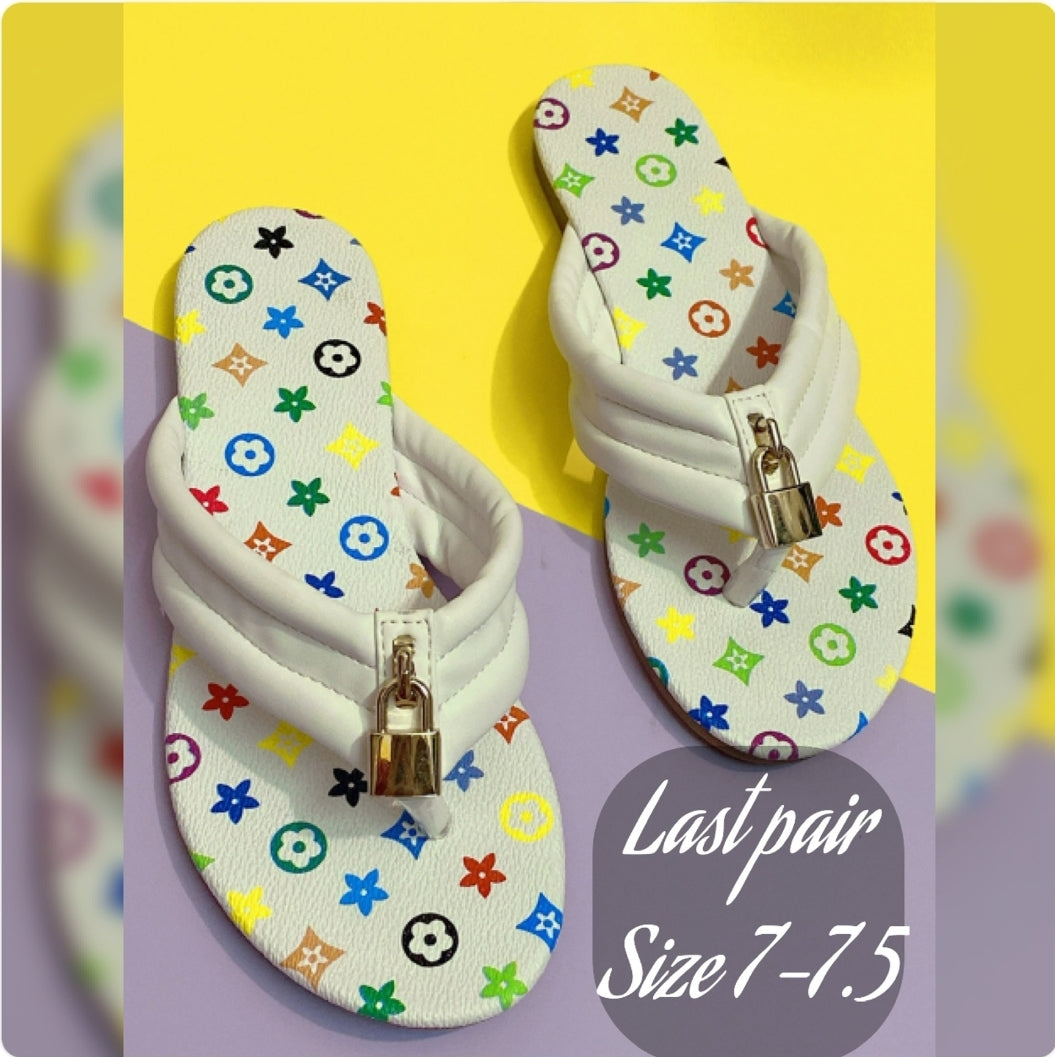 Colorful soul sandals last pair