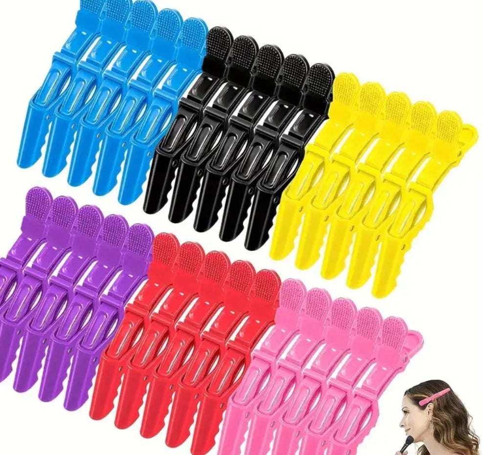 Secure hold hair clips for Wigs, waves and natural hair Set of 6