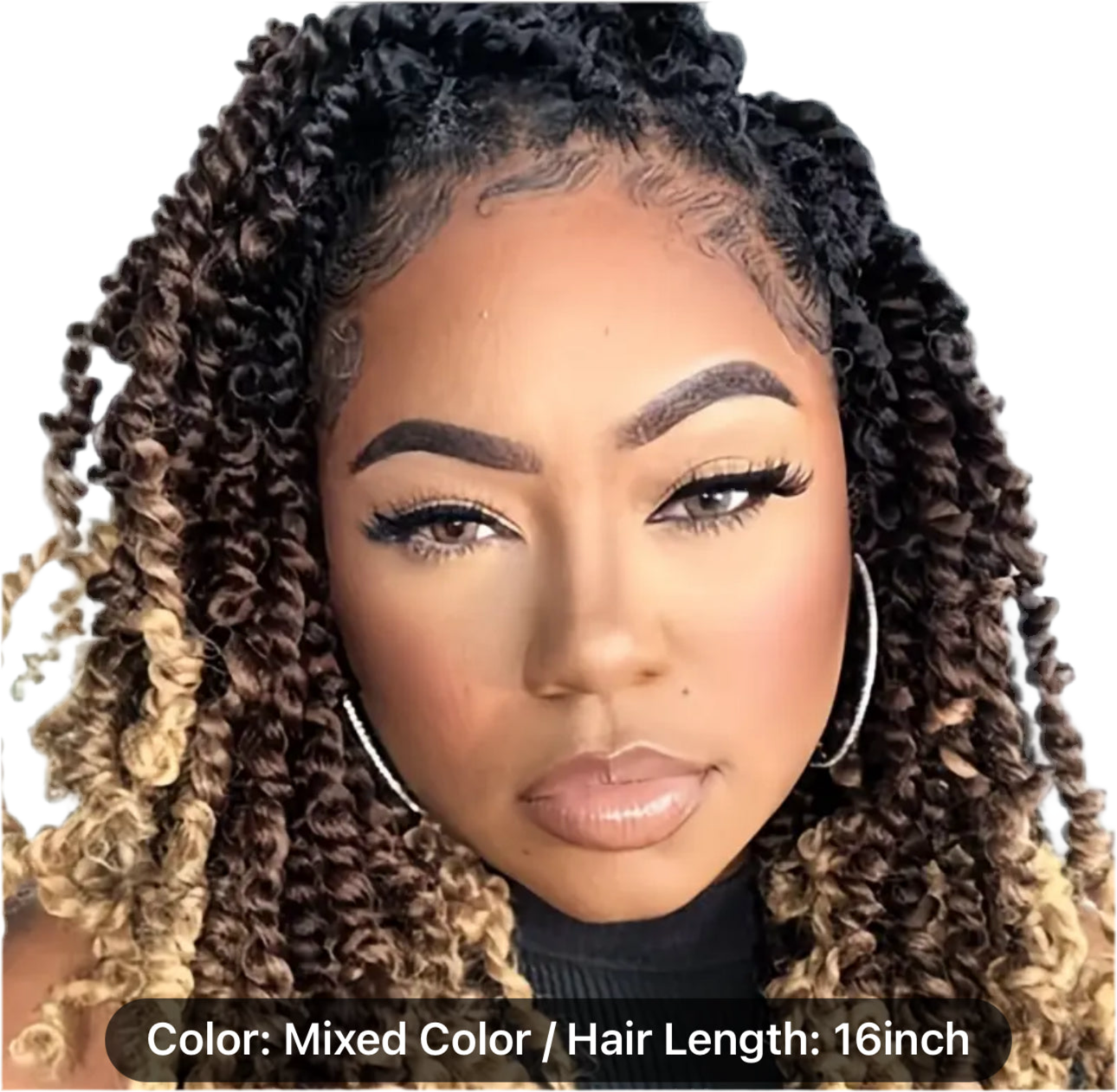 Naomi short lace braid twist wig