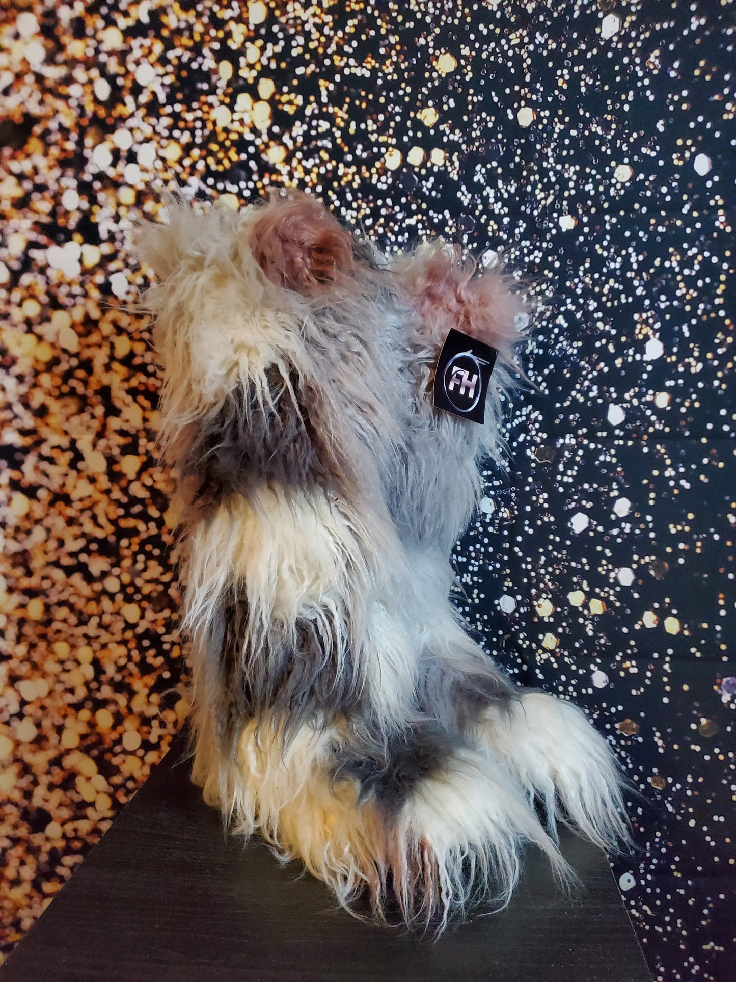 Last pair shag fur knee-over knee boots