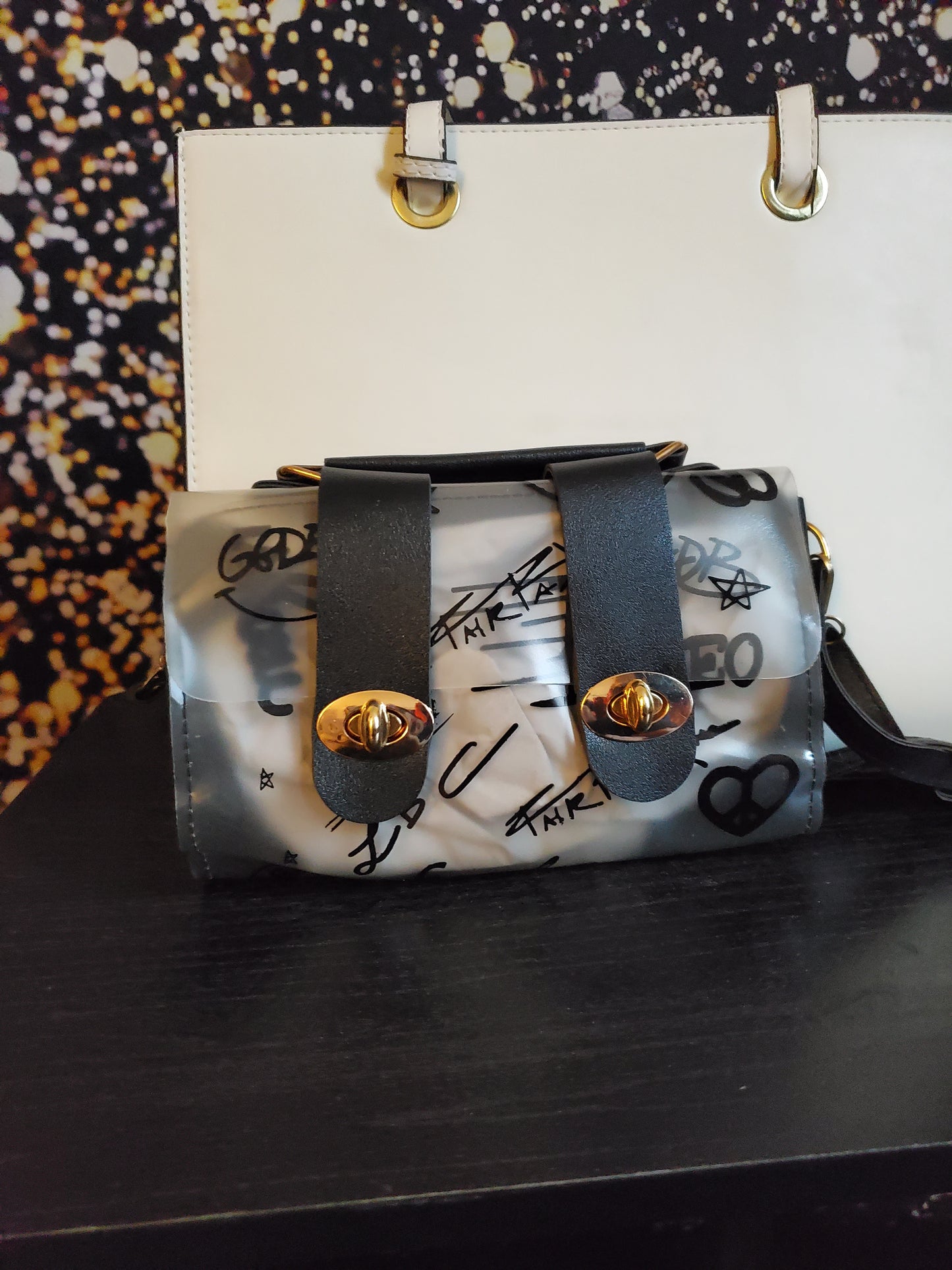 Clear wallet purse