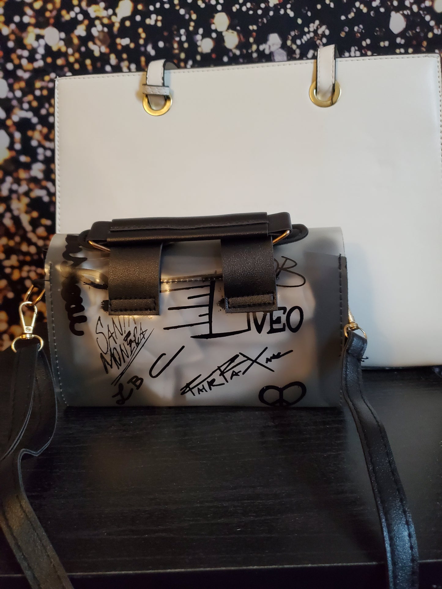 Clear wallet purse