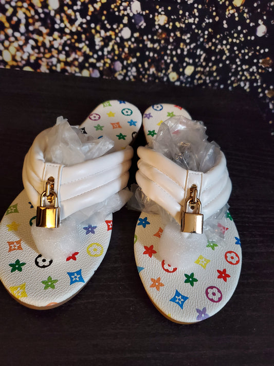 Colorful soul sandals last pair