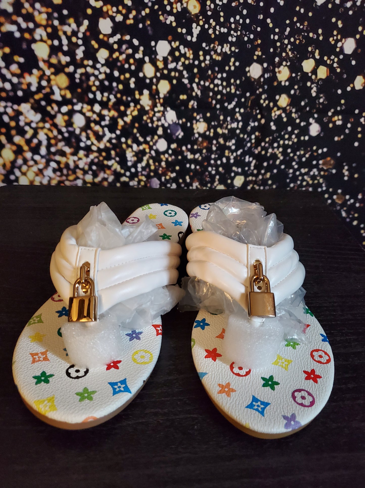 Colorful soul sandals last pair