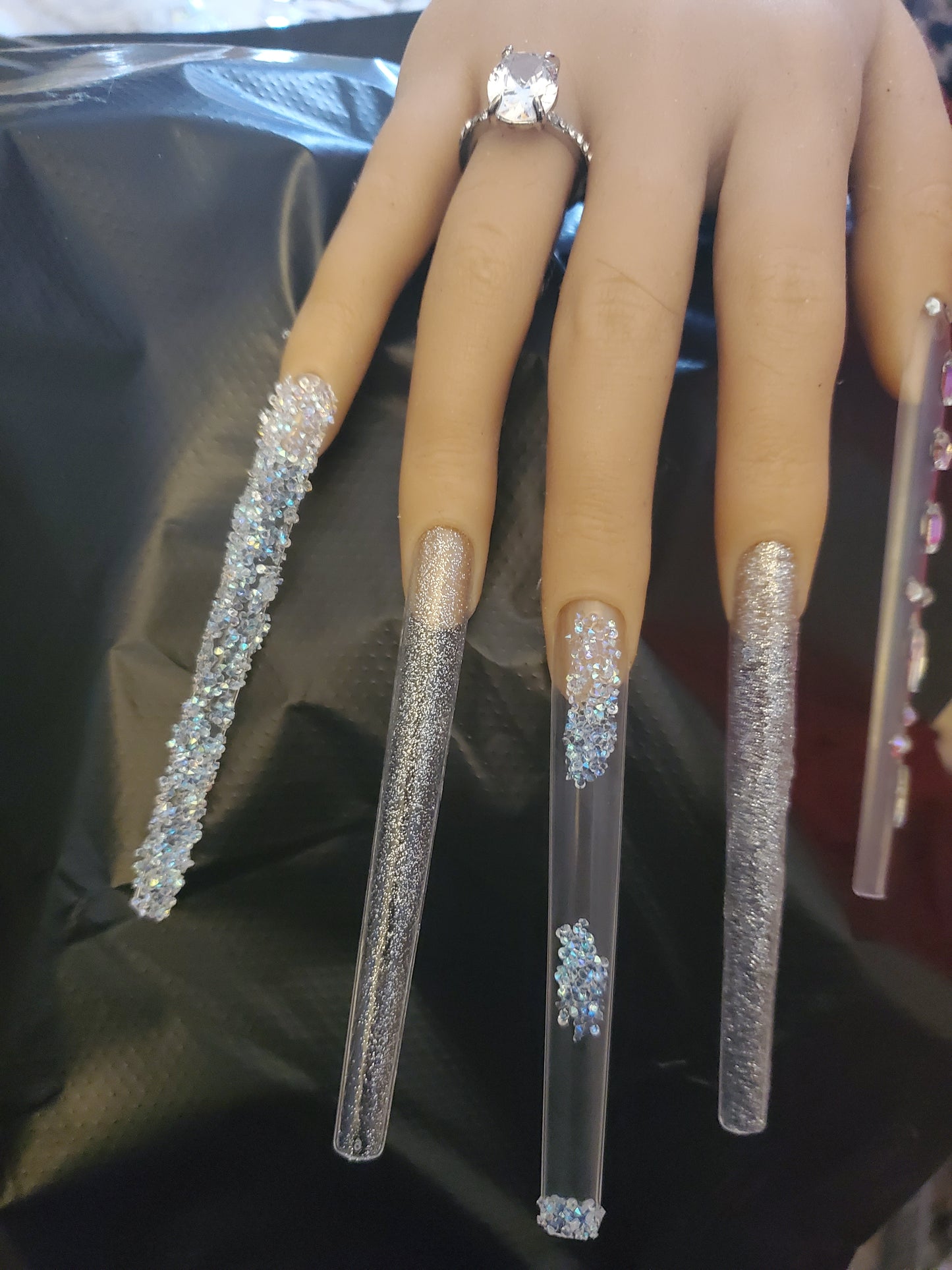 Renaissance press on nails extended nails