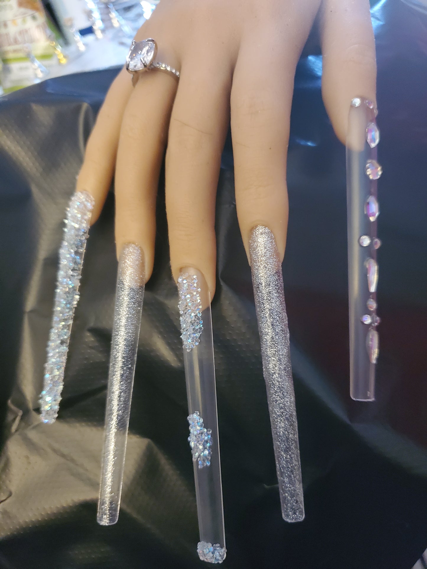 Renaissance press on nails extended nails