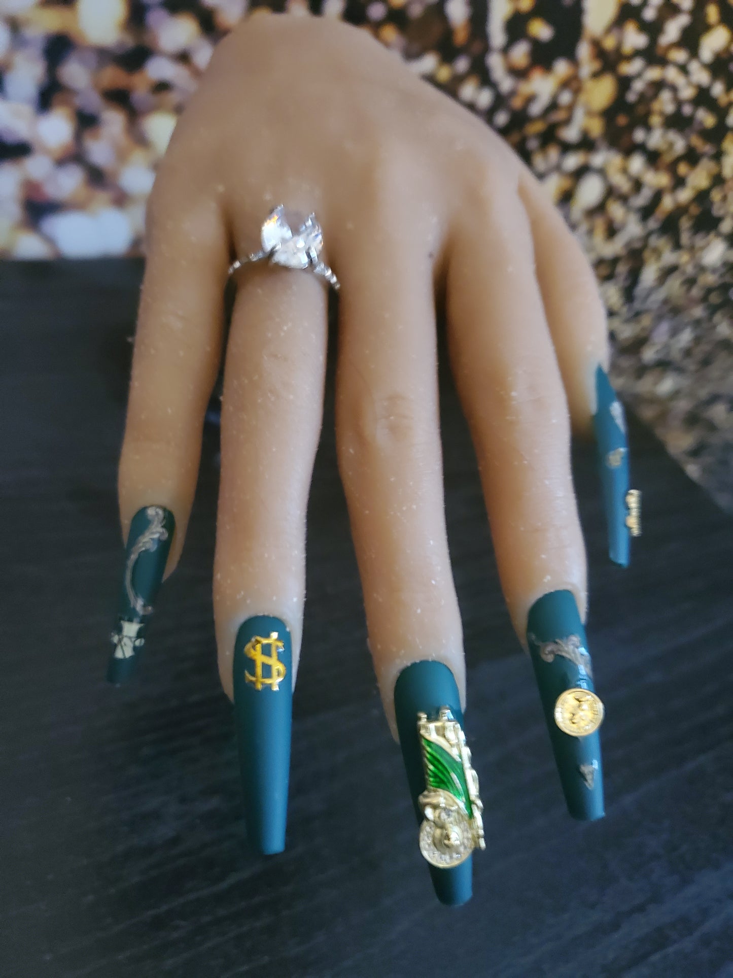Good luck money nails