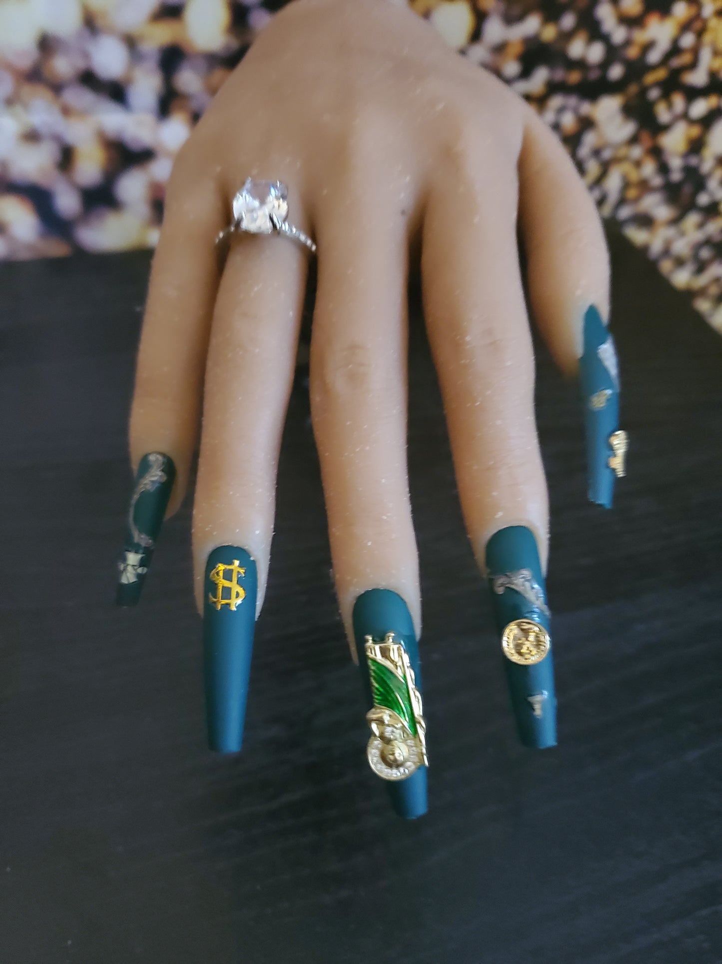Good luck money nails