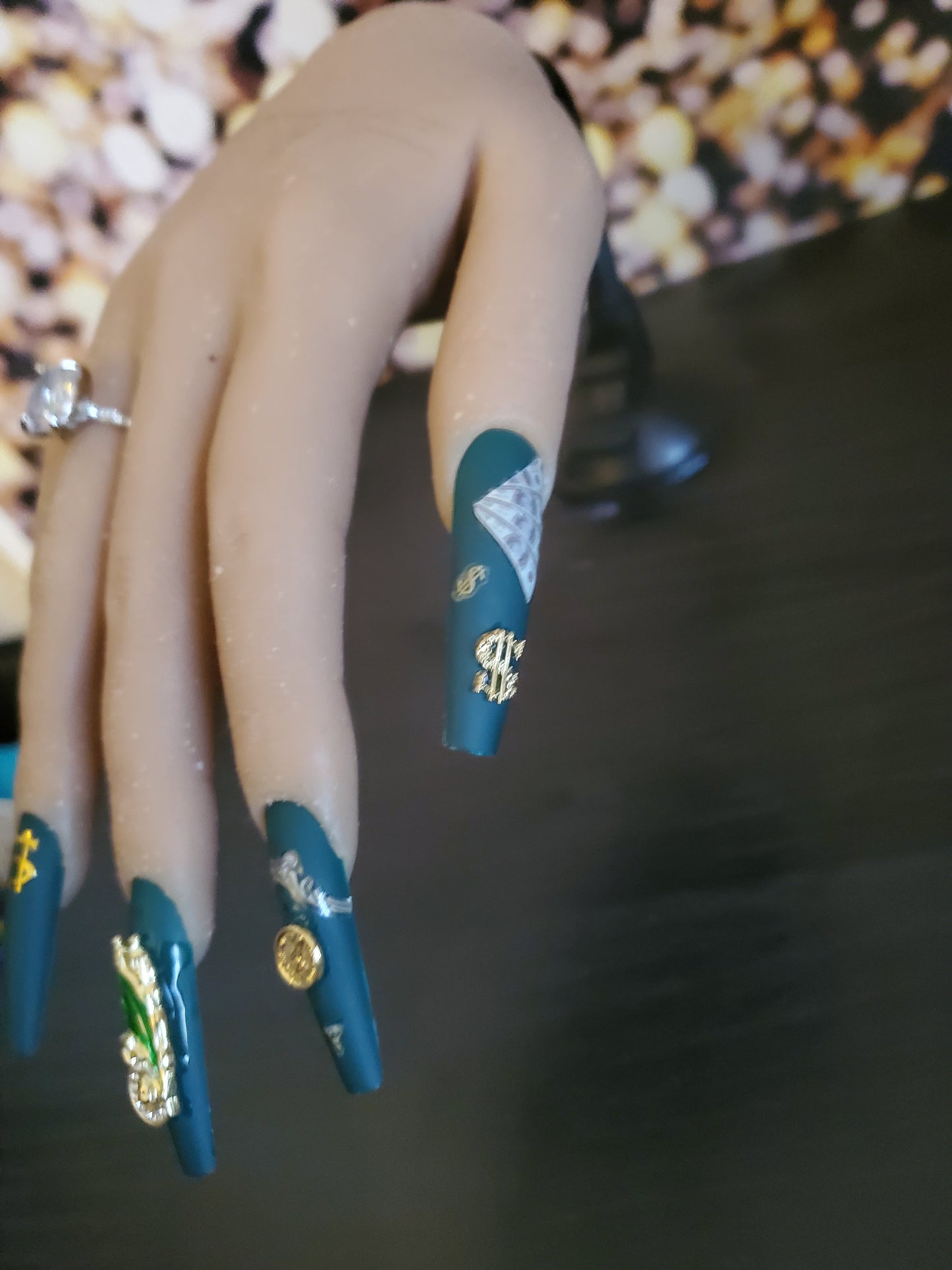 Good luck money nails