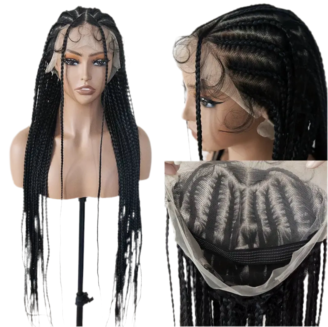 Miami nights braid lace wig
