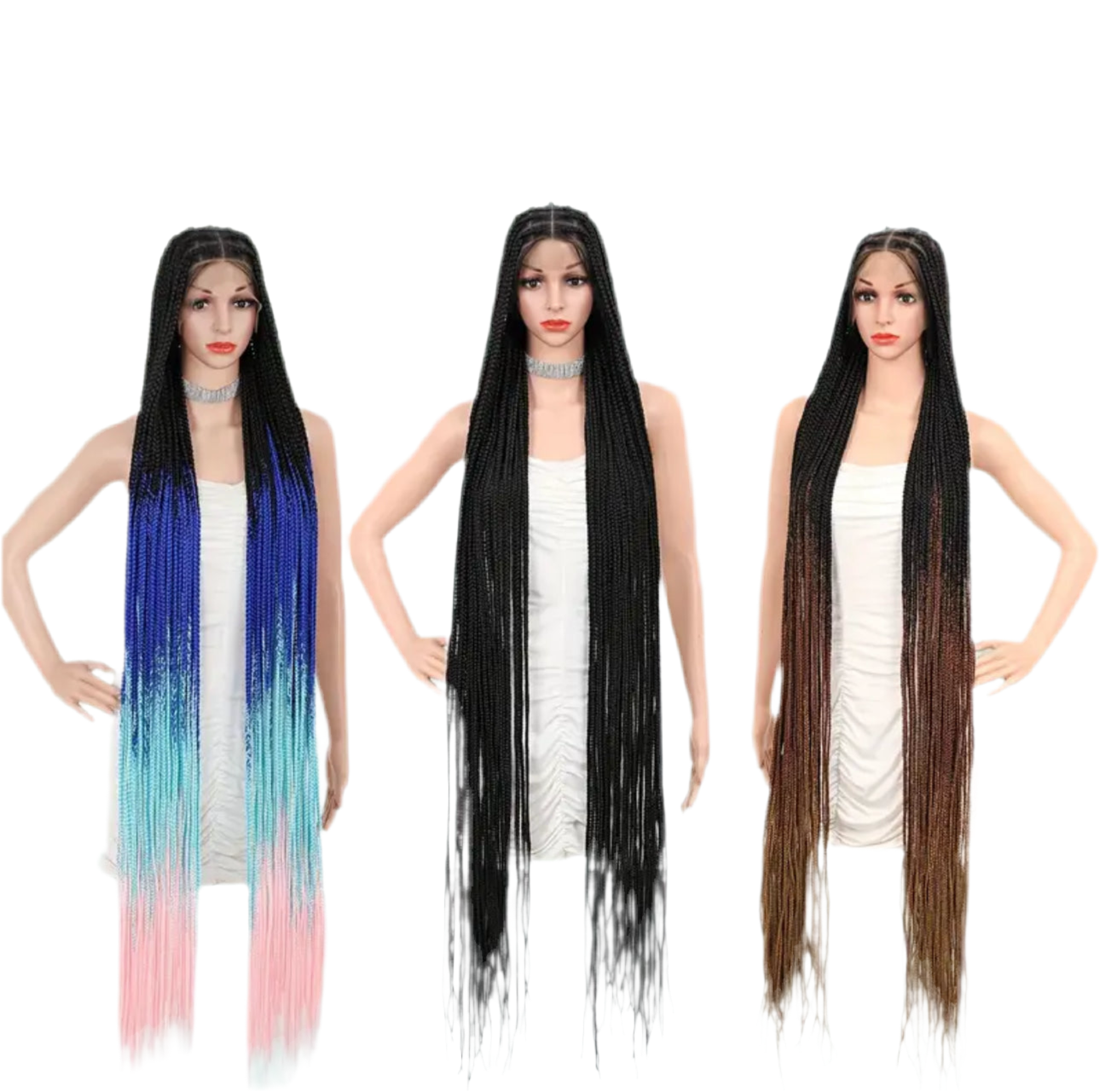 Glo ultra long braid wig