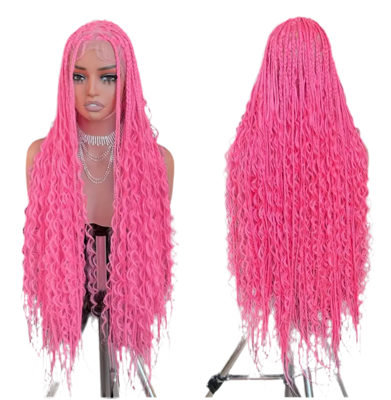 Pinky babe braid wig