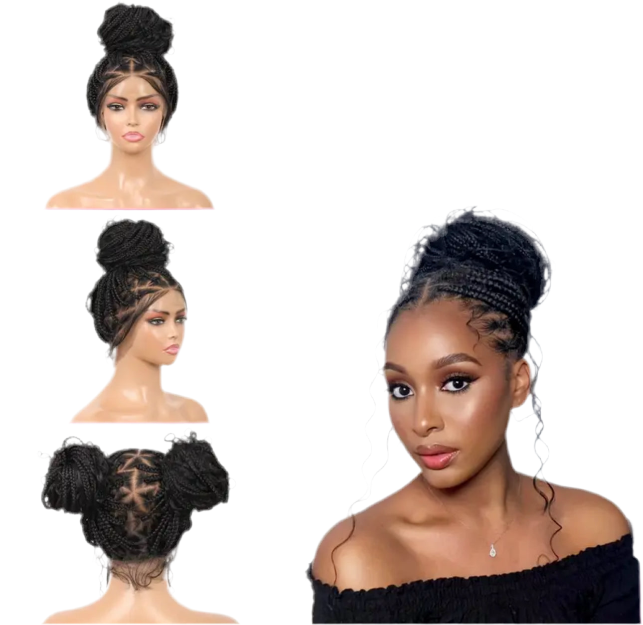 Nadia 360 full lace boho braid wig