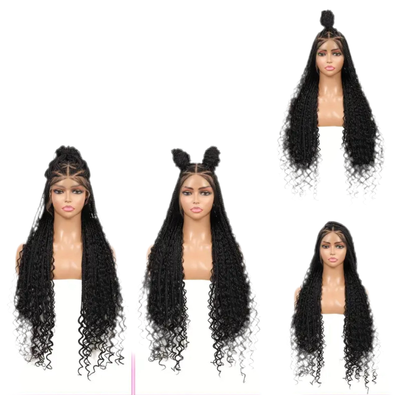 Nadia 360 full lace boho braid wig
