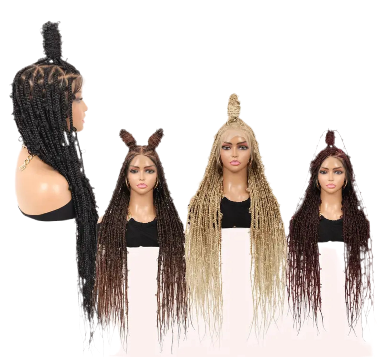 Halle 360 butterfly box braid wig