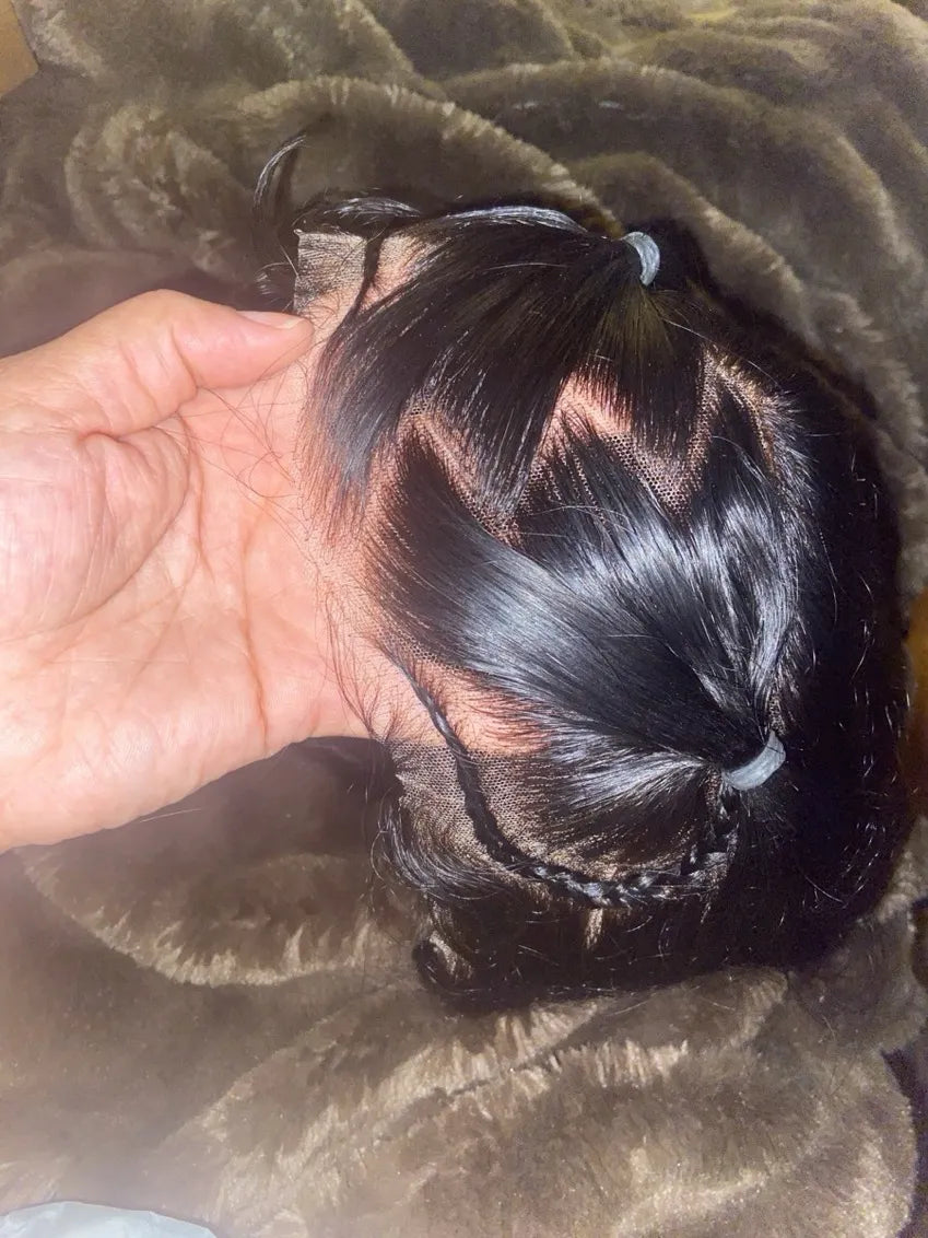 Ari pre styled Bob lace Wig pre Bleached ready to wear wig