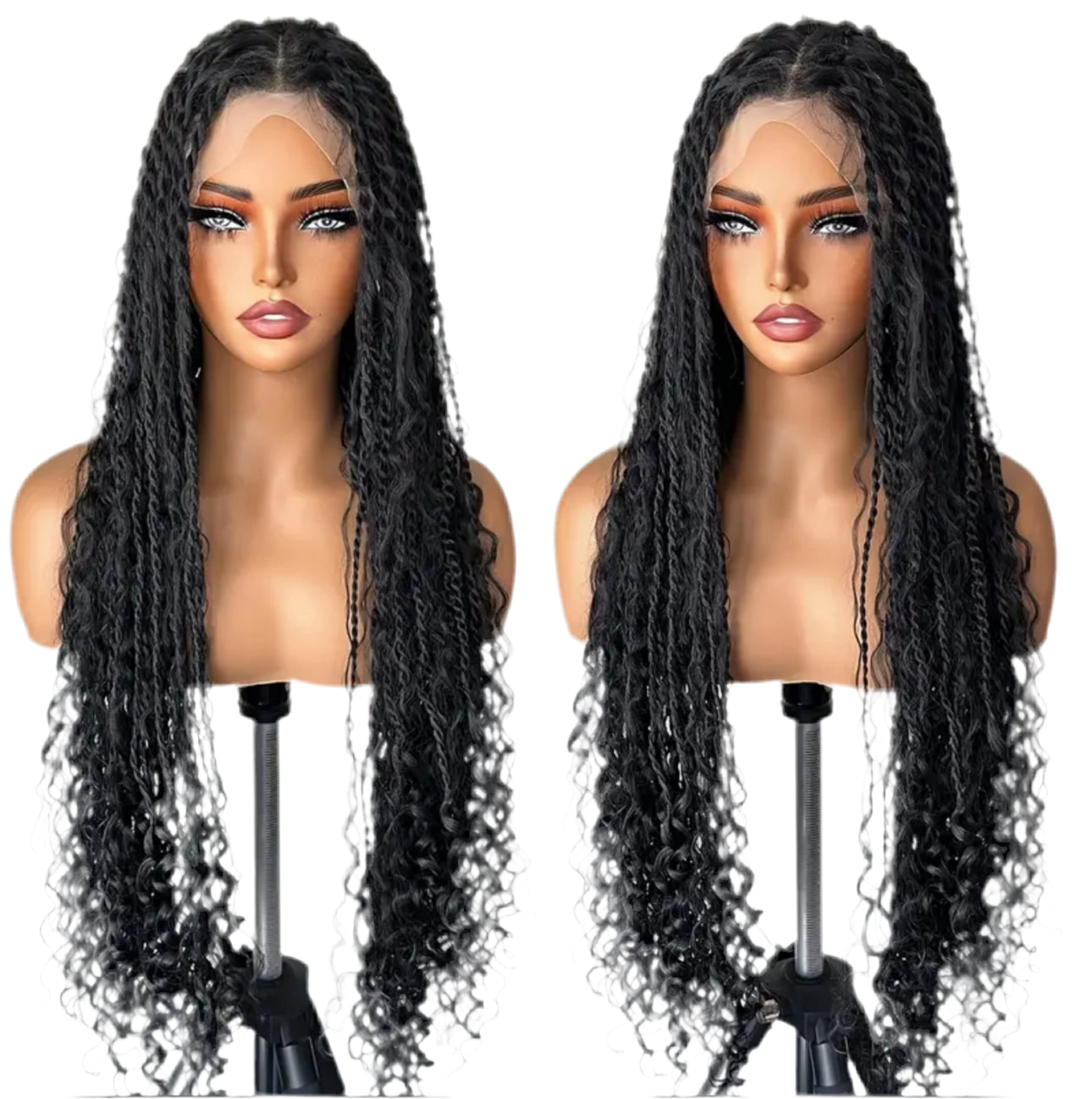 Nikki twist boho knotless lace wig