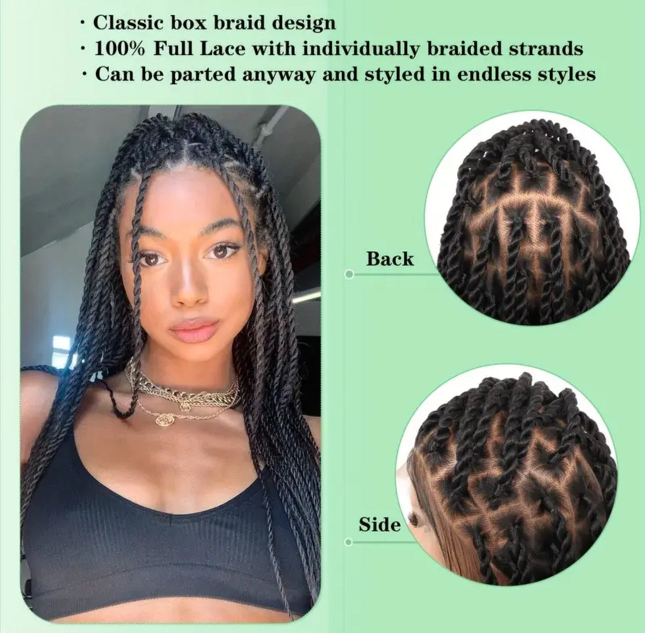 Mandi hd twist wig