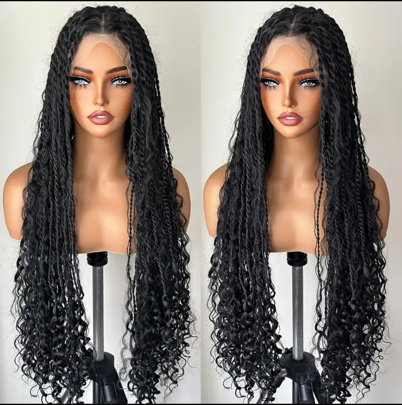 Nikki twist boho knotless lace wig