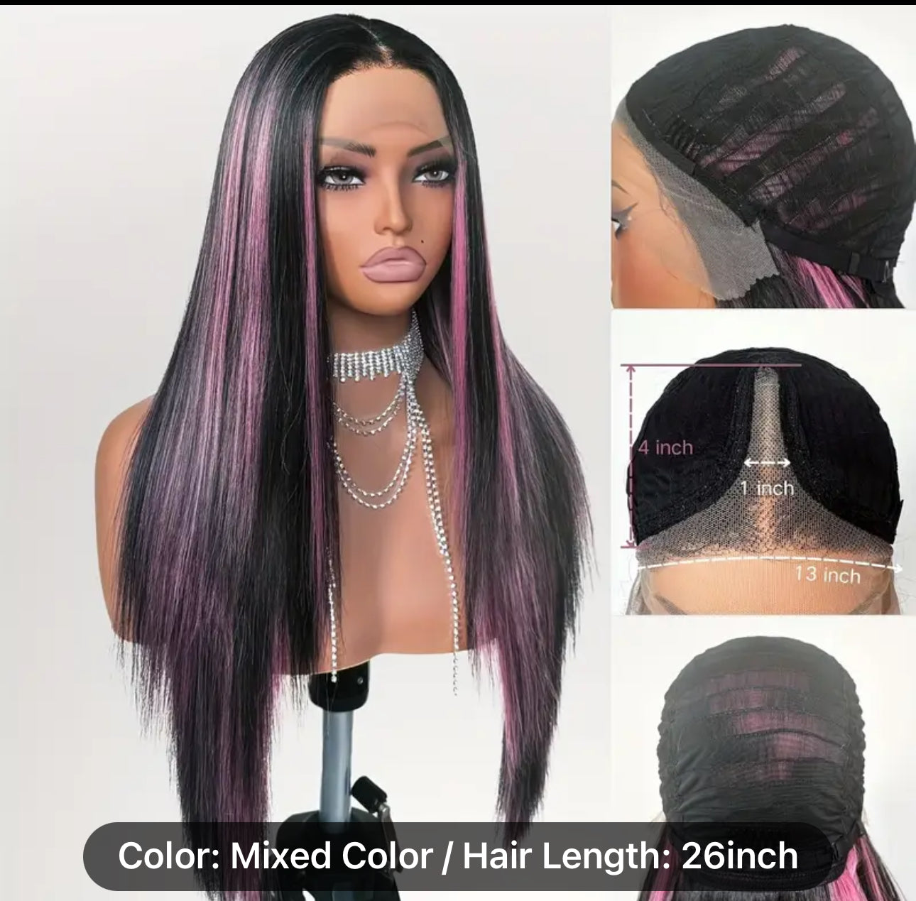 Gia 13 x 4 lace wig heat resistant