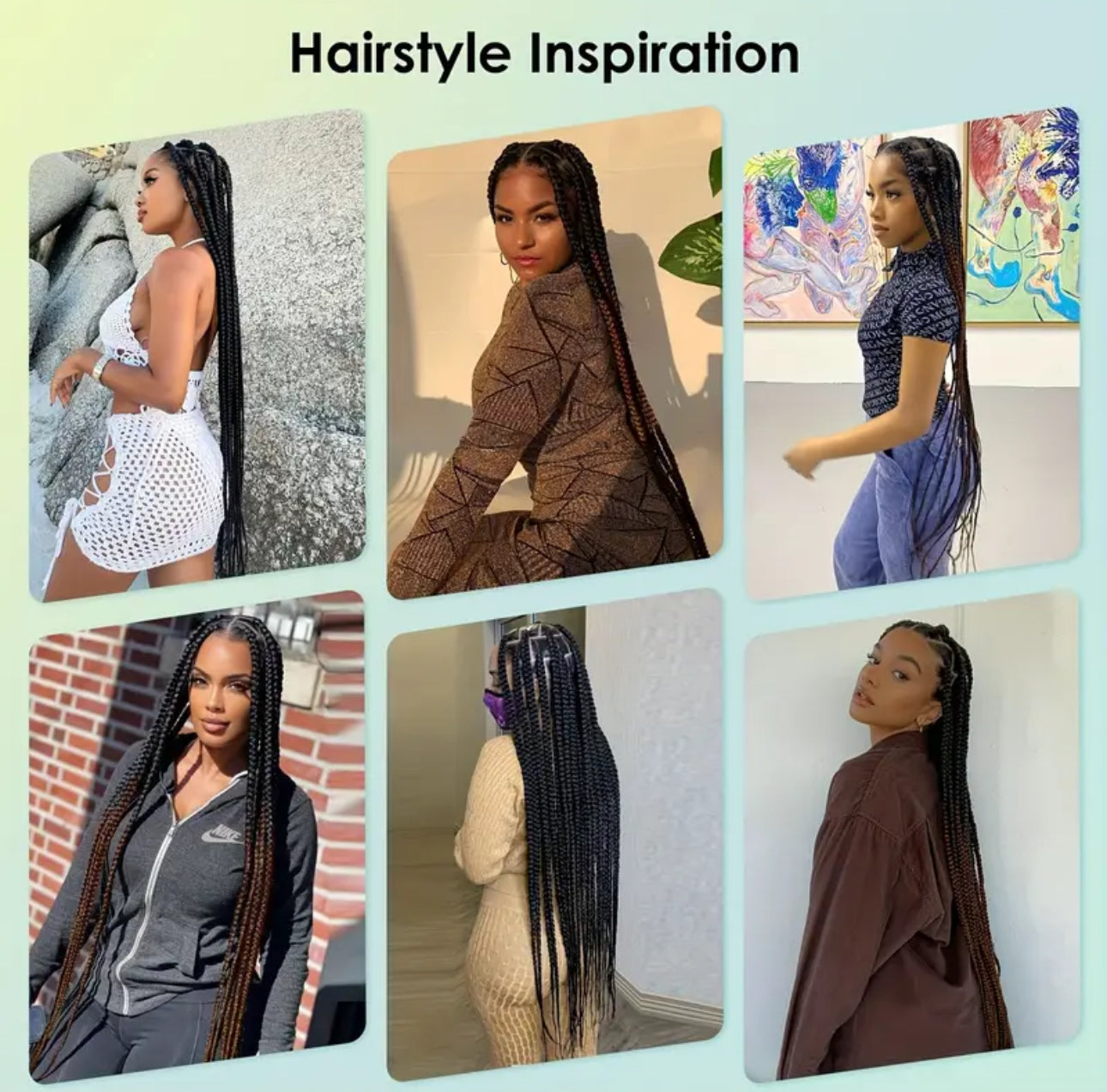 Glo ultra long braid wig