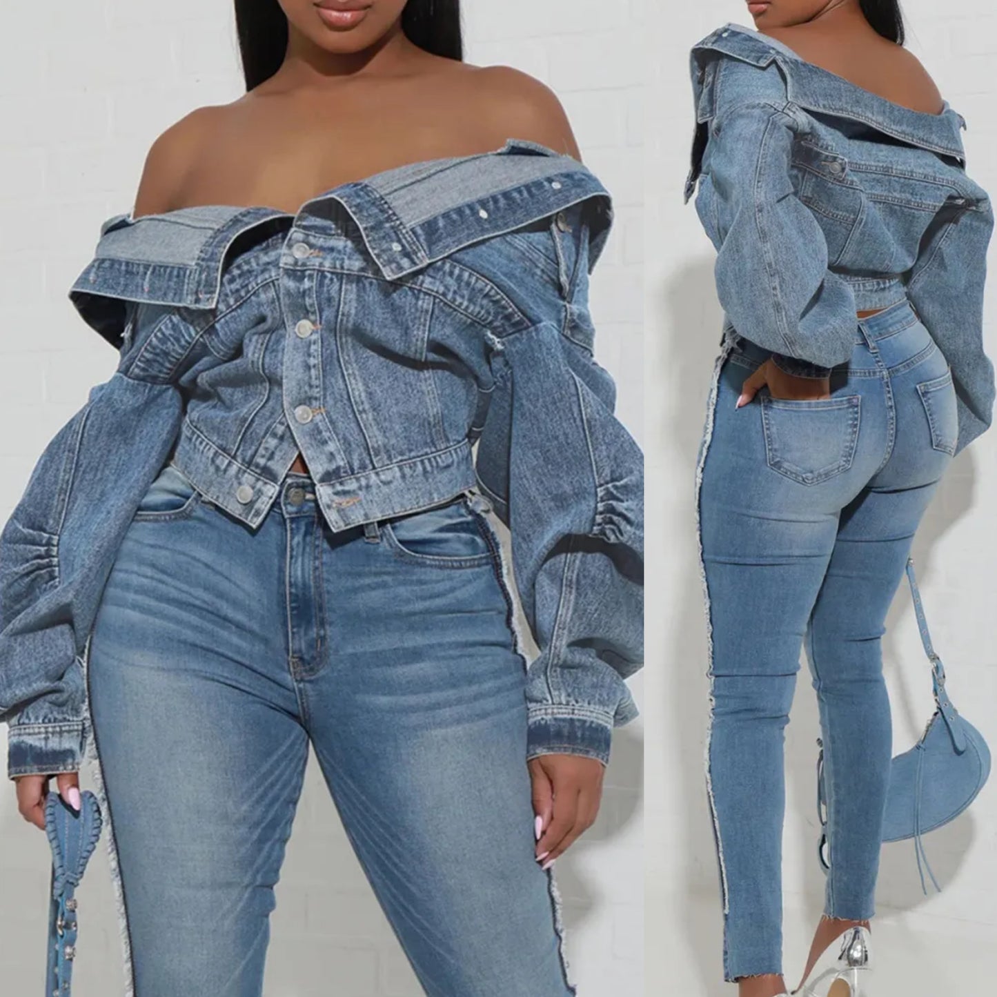 Mirage denim jacket top