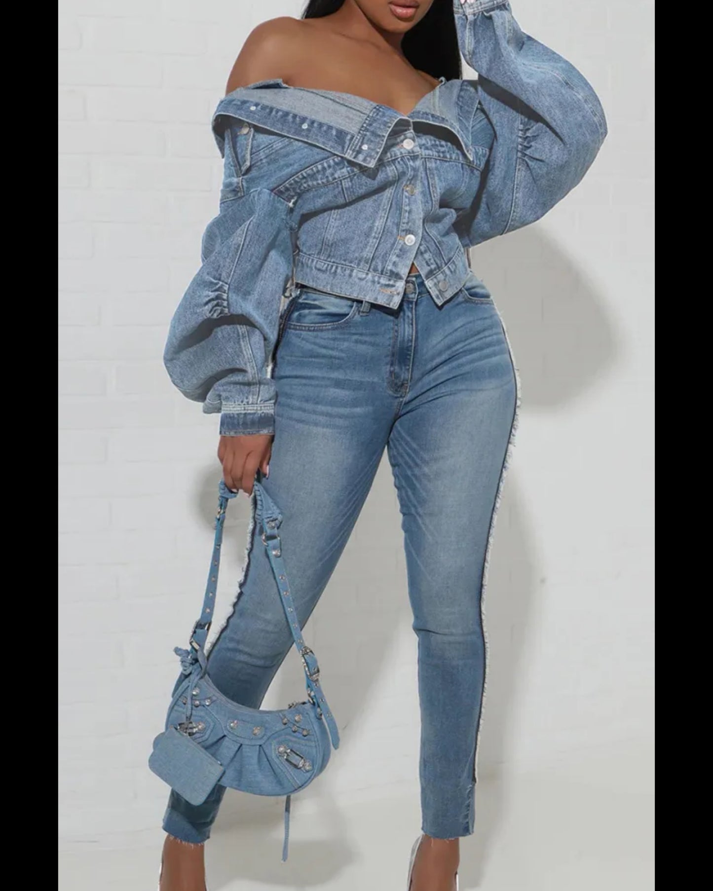 Mirage denim jacket top