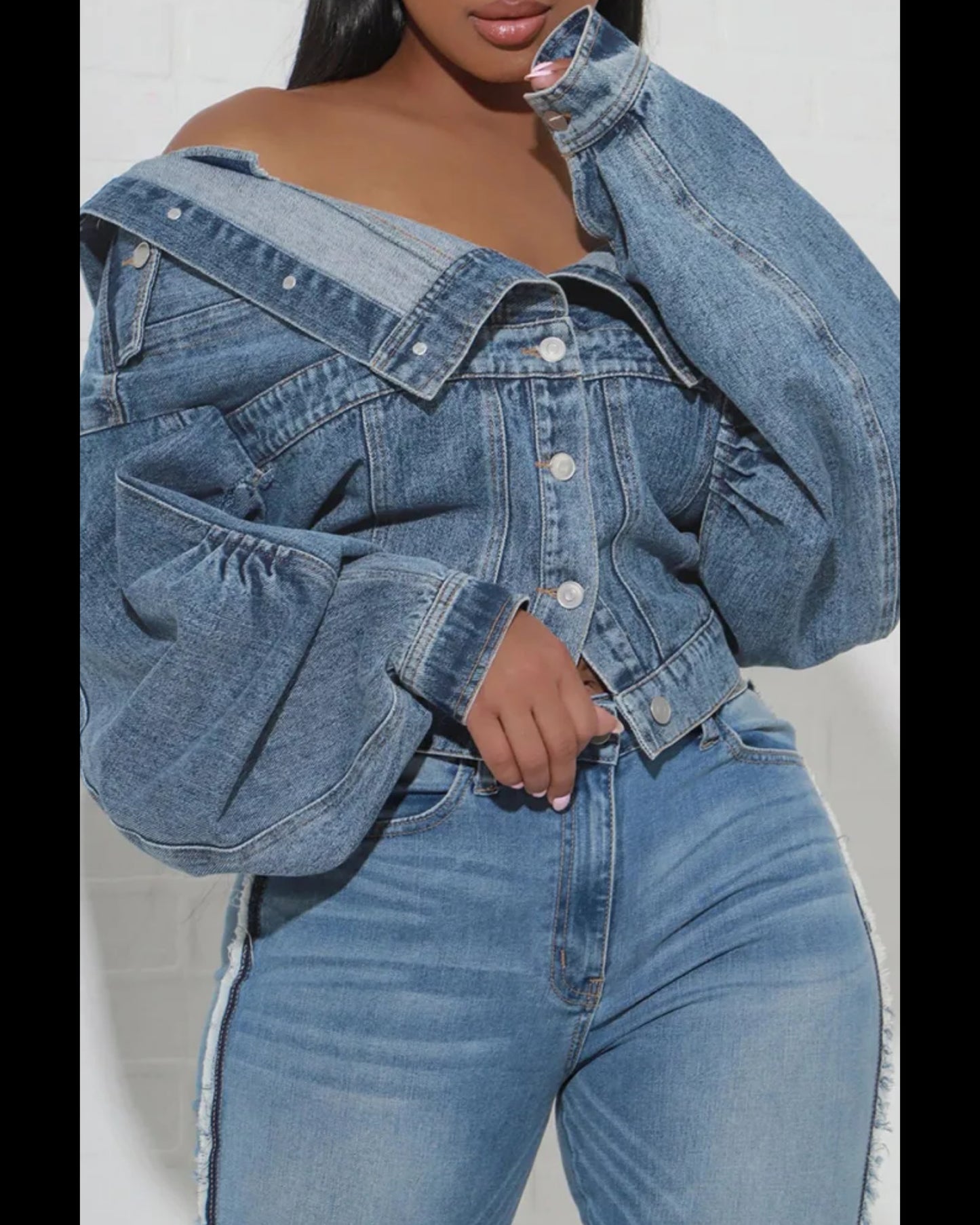 Mirage denim jacket top