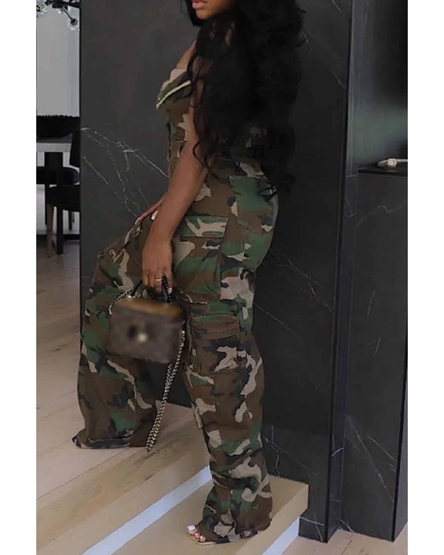 Queen bee Jean jumpsuit Fatigue