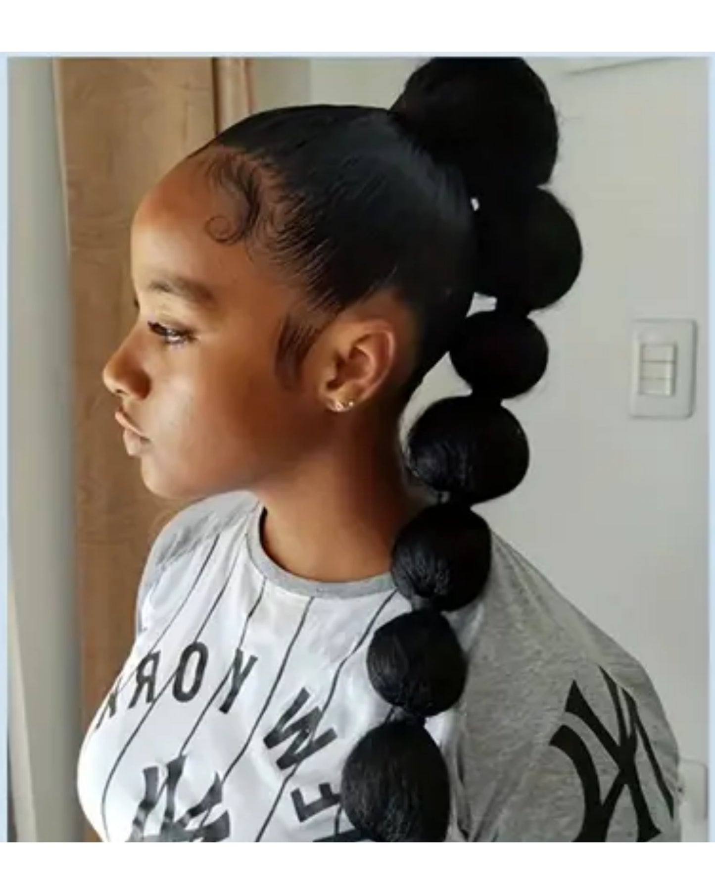 Puffer ponytail synthetic