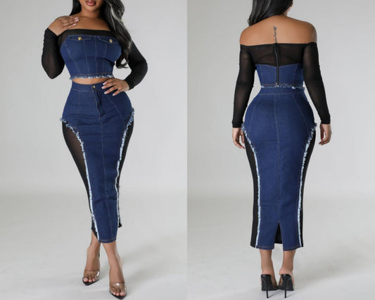 Tyla skirt set