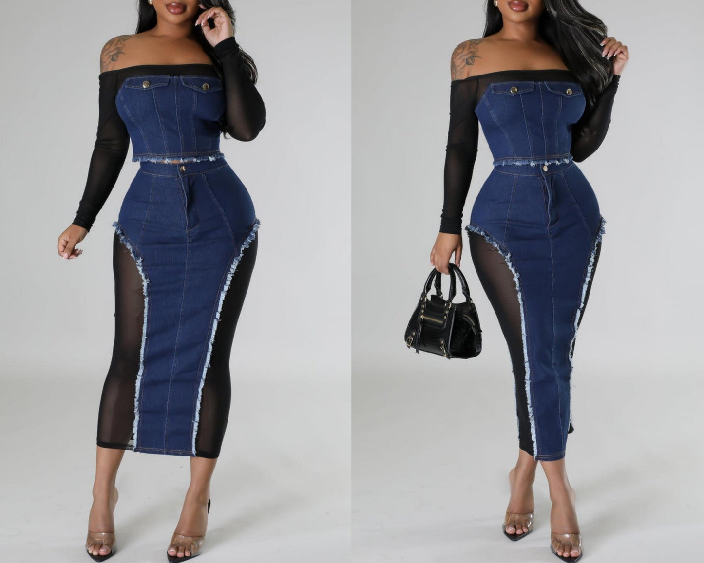Tyla skirt set