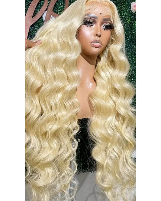 Dena wig blonde by The hair plug