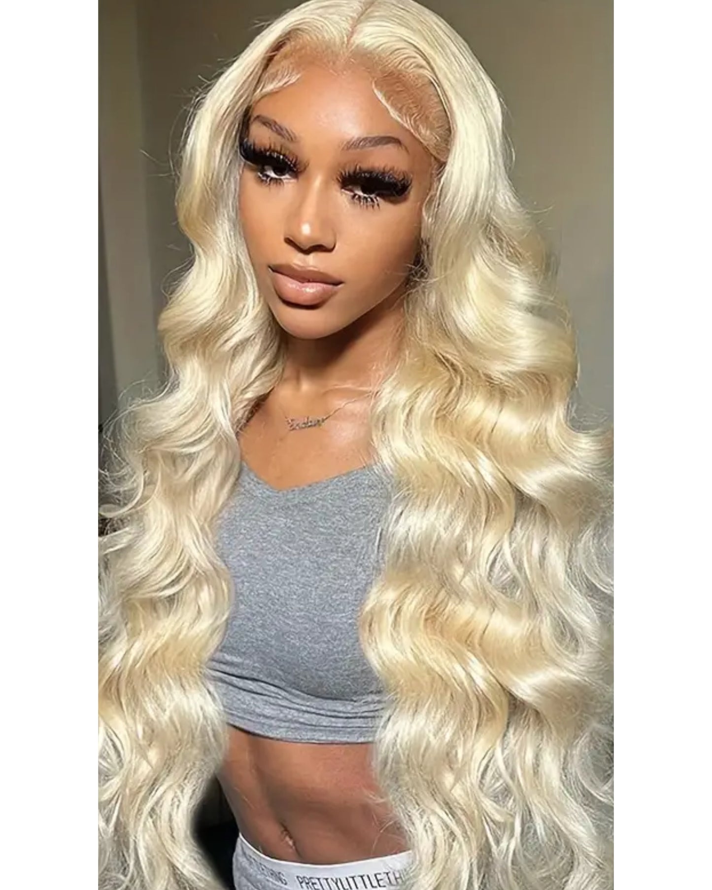 Dena wig blonde by The hair plug