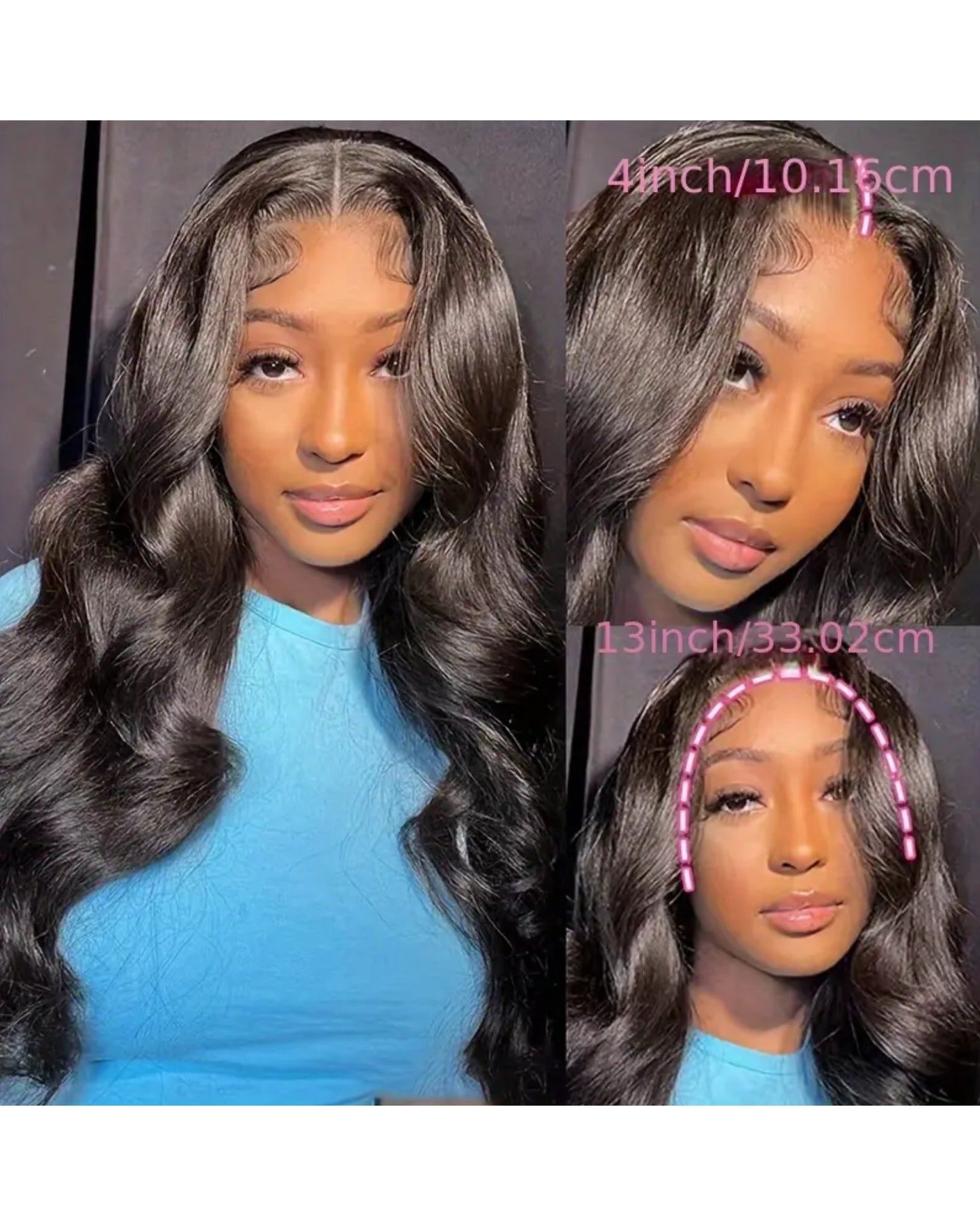 Dena wig black by The hair plug