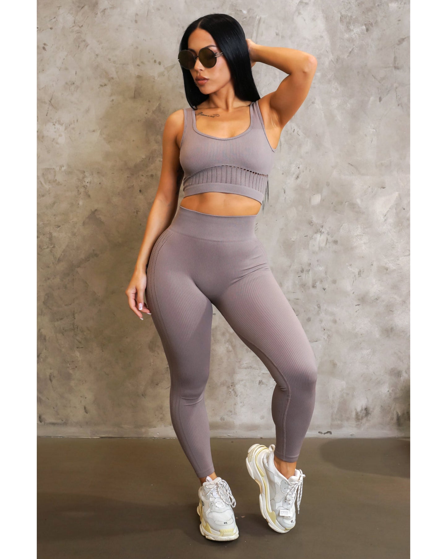 Putting in work lounge set taupe