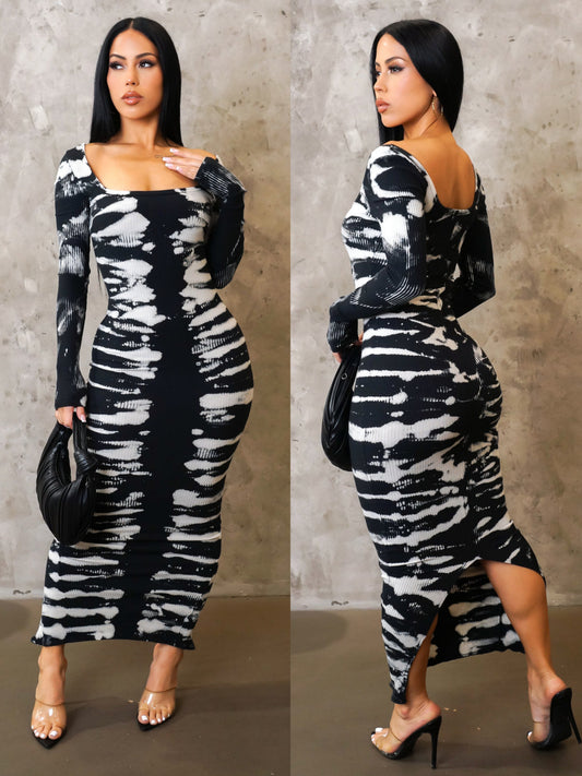 She's over the top dress