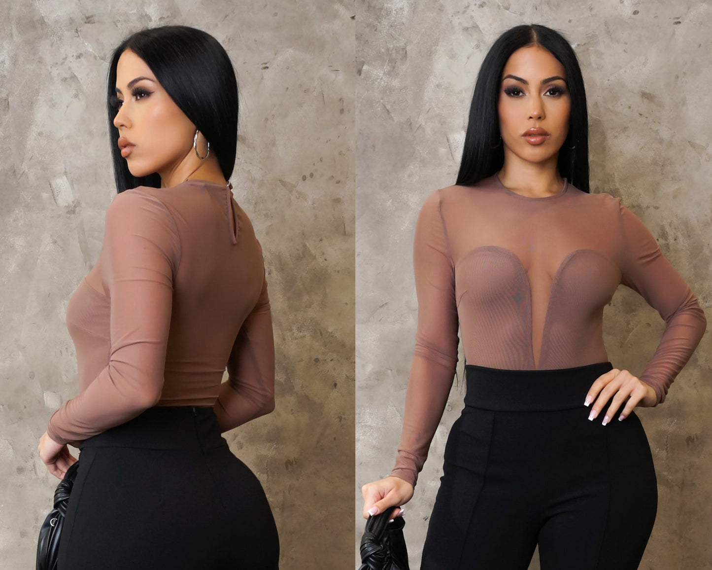Cut deep bodysuit