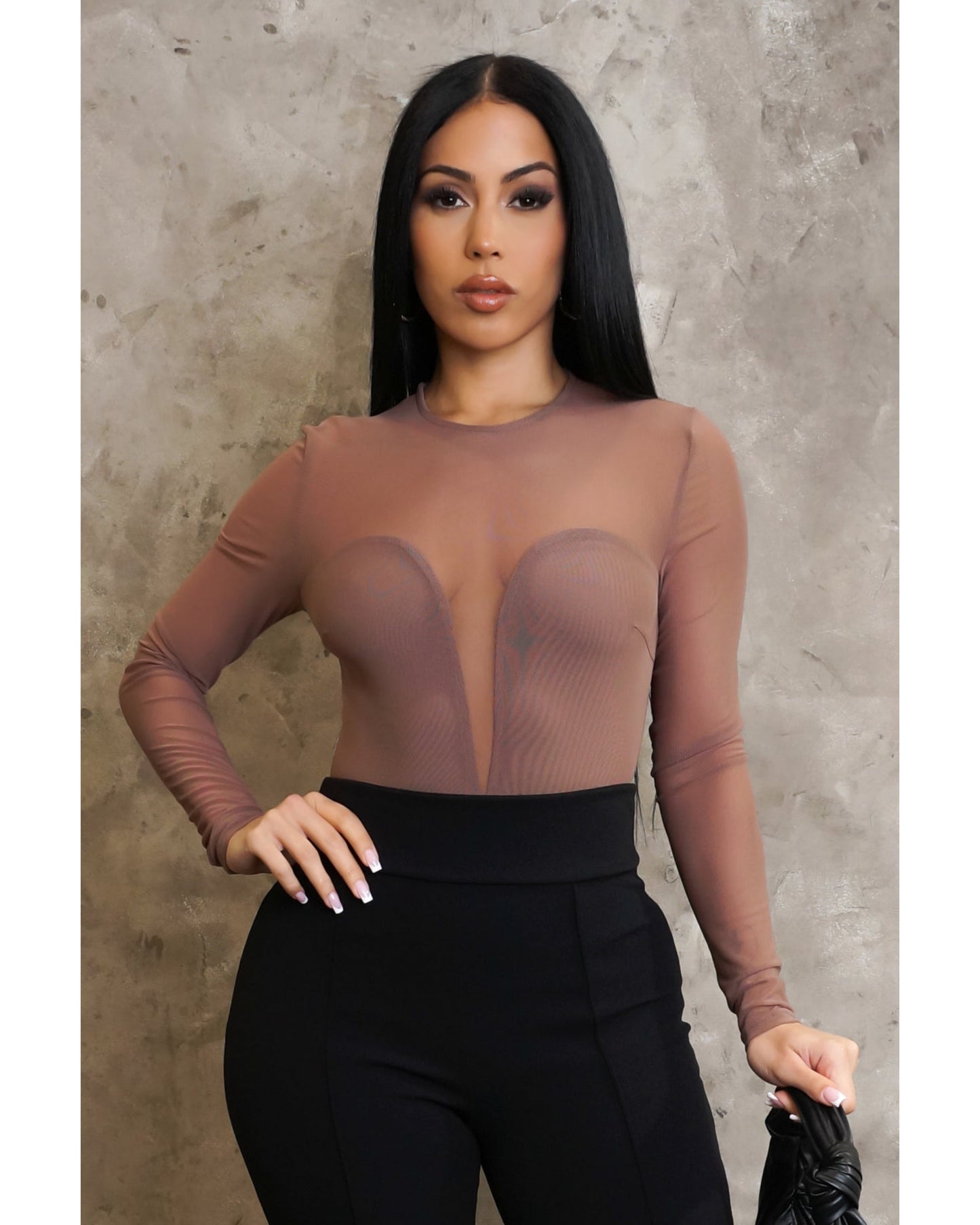 Cut deep bodysuit