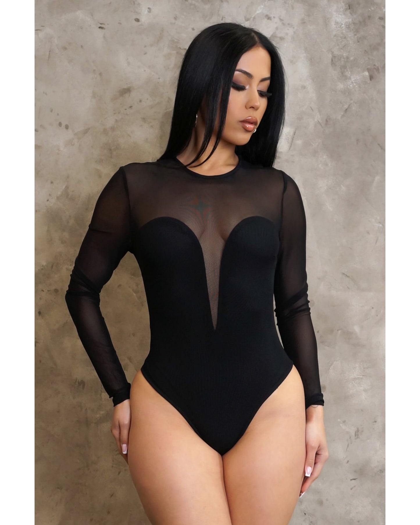 Cut deep bodysuit
