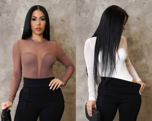 Cut deep bodysuit